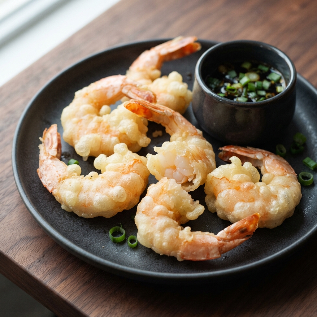 Crispy Air-Fried Shrimp Tempura