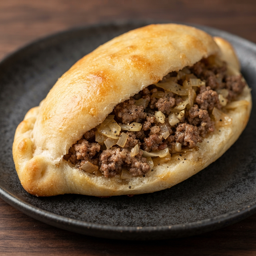 Beef and Cabbage Stuffed Bread Pockets