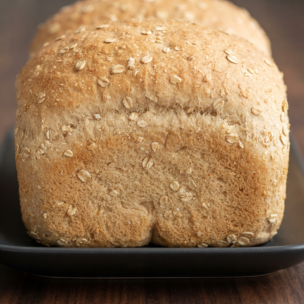 Bread Machine Honey Wheat Oat Flour Loaf