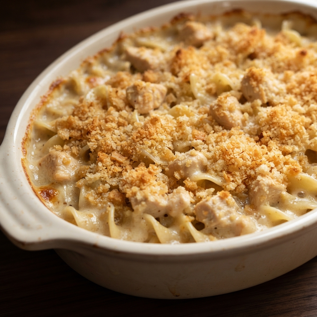 Creamy Chicken and Noodle Bake
