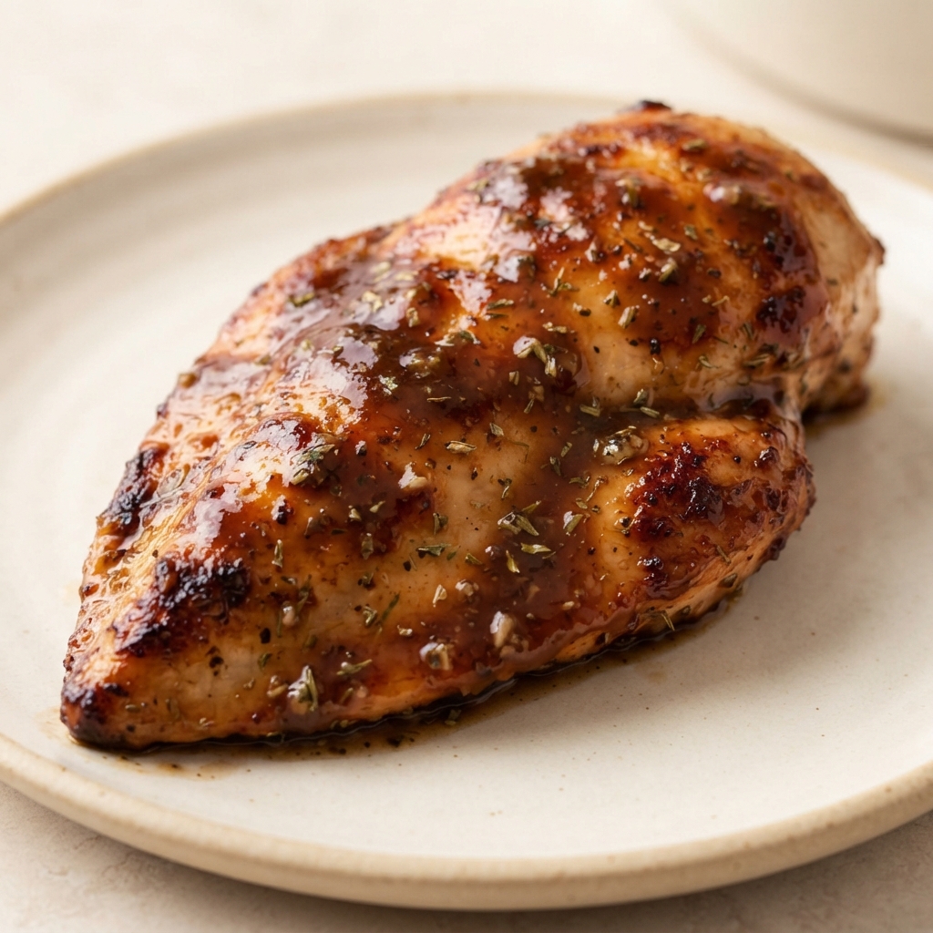 Pan-Seared Chicken with Balsamic Glaze