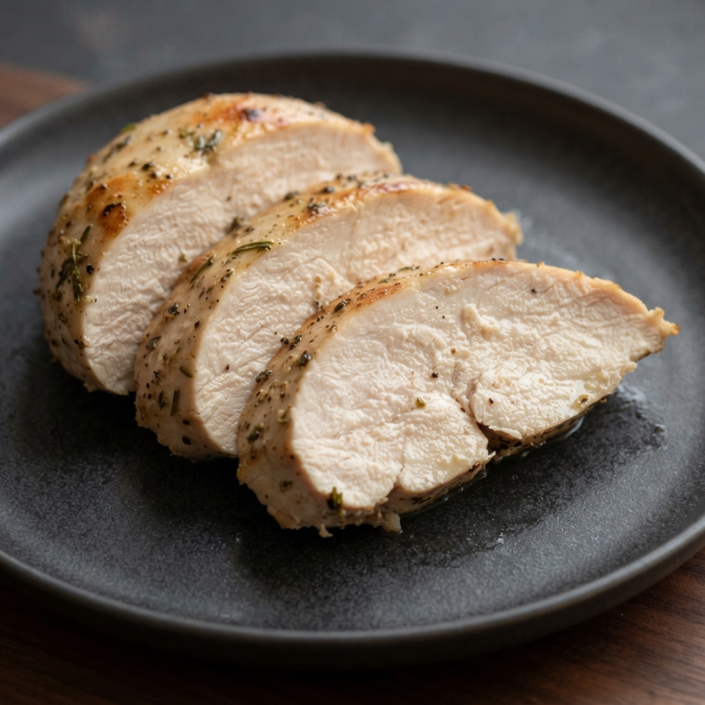 Air-Fried Turkey Breast with Olive Brine