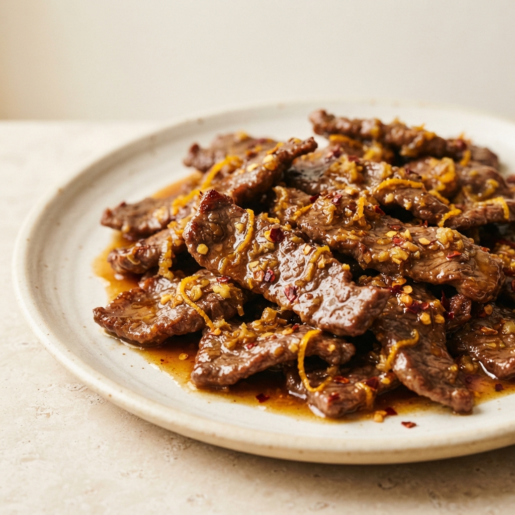 Orange Peel Beef