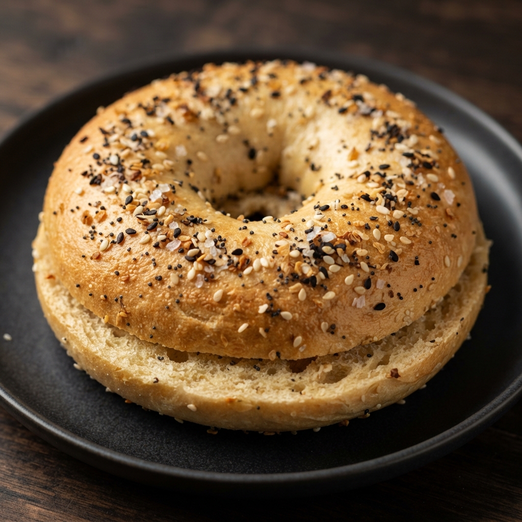 Air Fryer Bagels with 2-Ingredient Dough