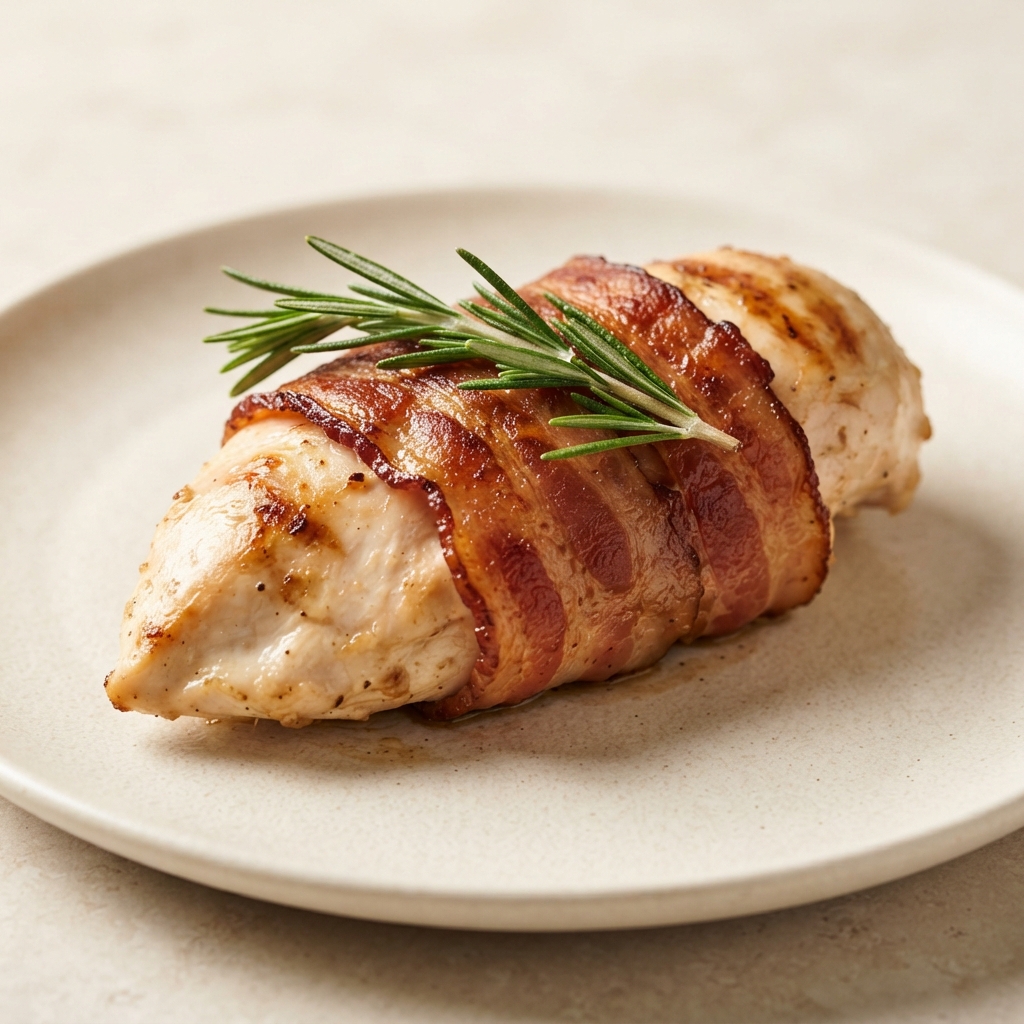 Rosemary-Bacon Grilled Chicken Breasts