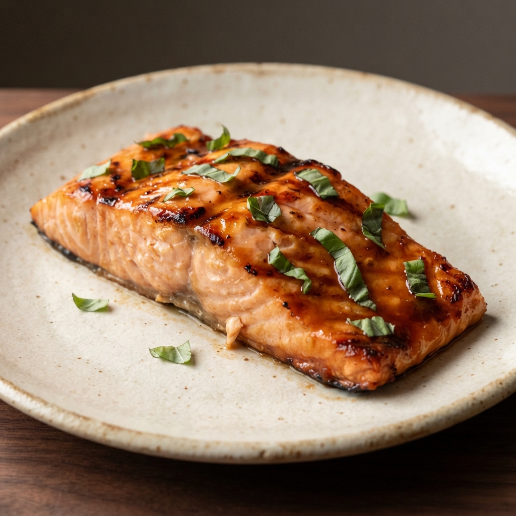Quick Ginger-Glazed Salmon