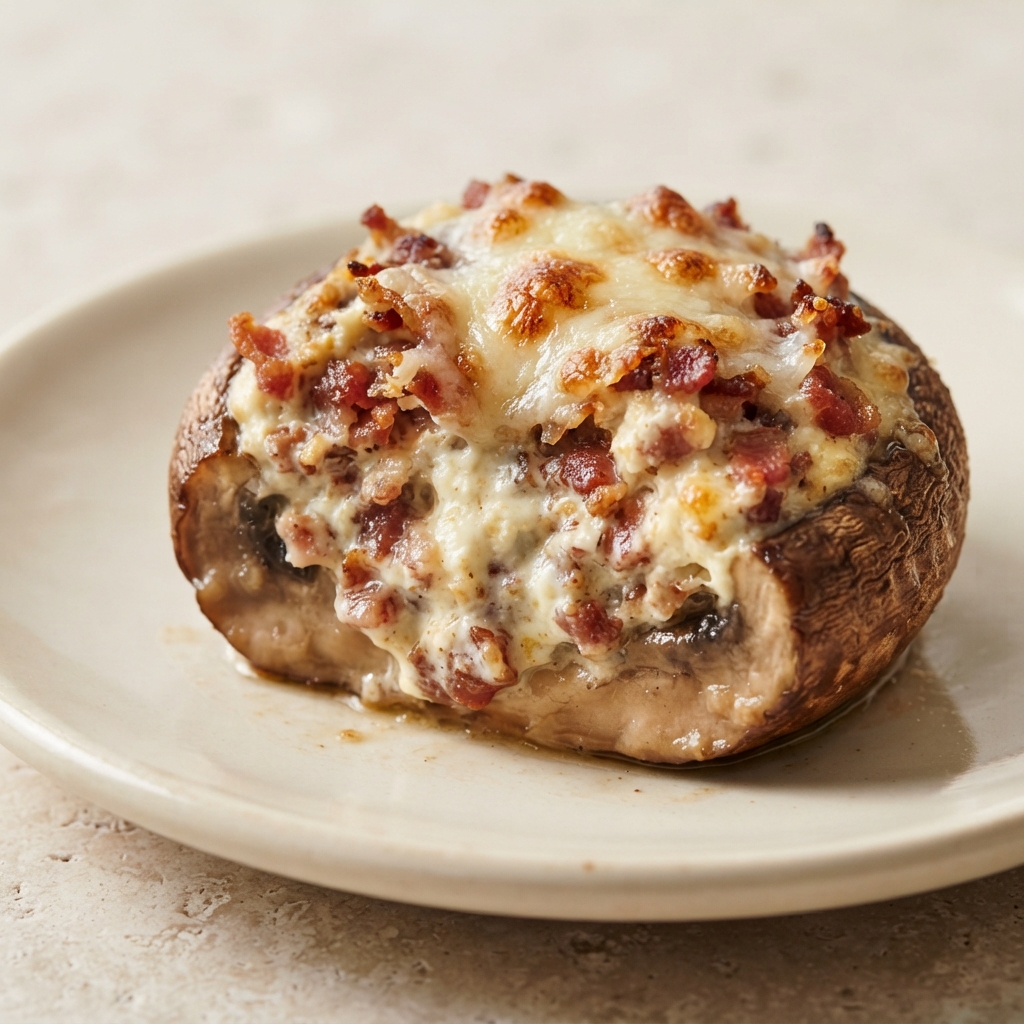 Ultimate Bacon-Cream Cheese Stuffed Mushrooms