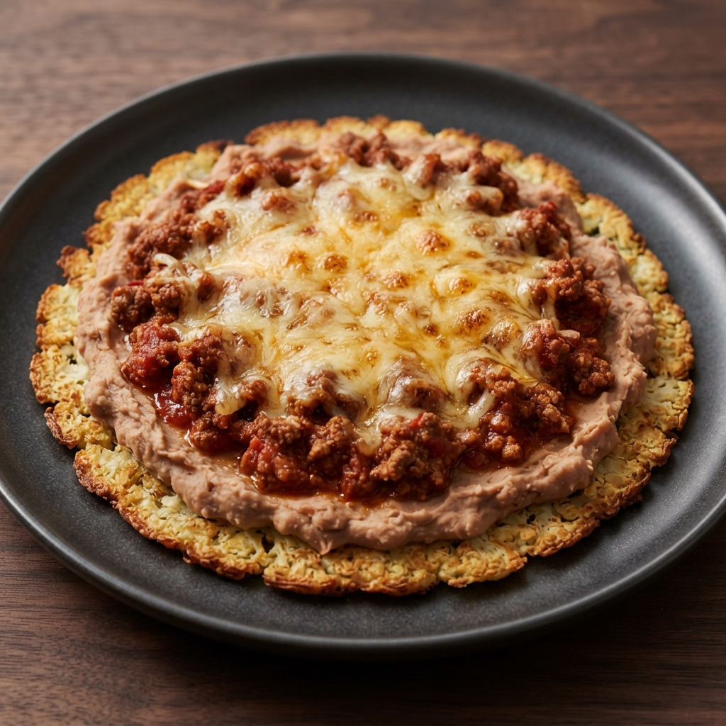 Tostada-Pizza Fusion