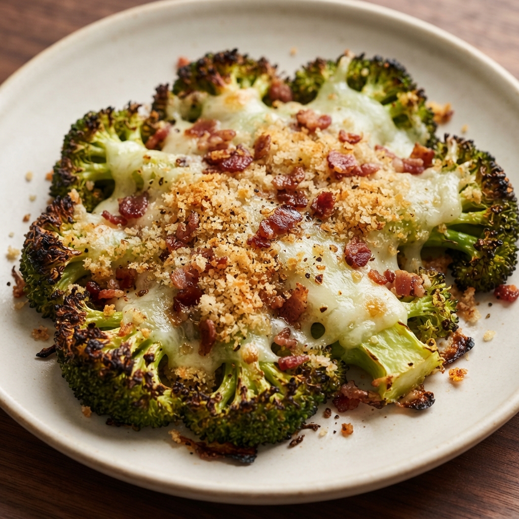 5-Ingredient Loaded Smashed Broccoli You’ll Crave Every Time