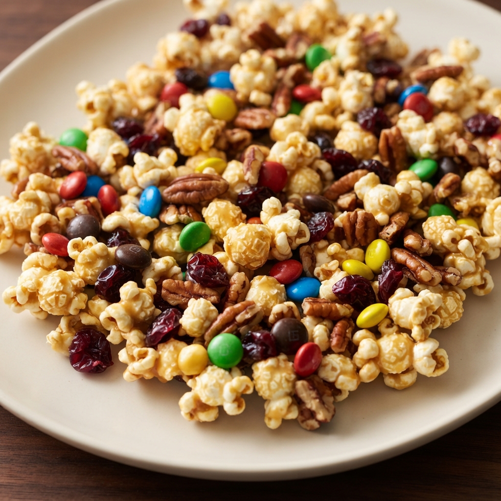 Cranberry-Pecan Popcorn Crunch