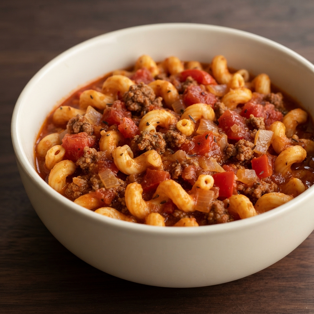 Dutch Oven Ground Beef Goulash