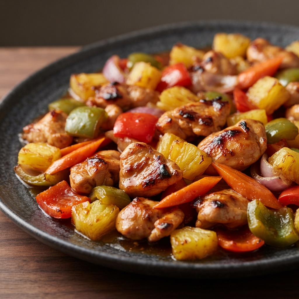 Oven-Roasted Sweet and Sour Chicken Sheet Pan