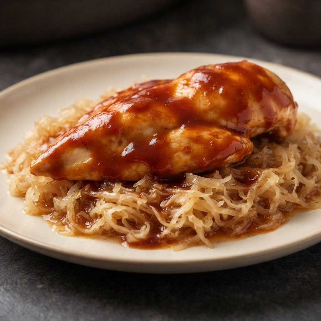 German-Style BBQ Chicken Bake