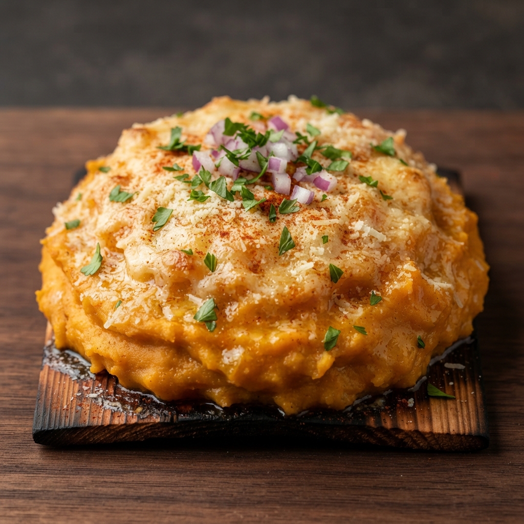Cedar-Plank Baked Sweet Potatoes