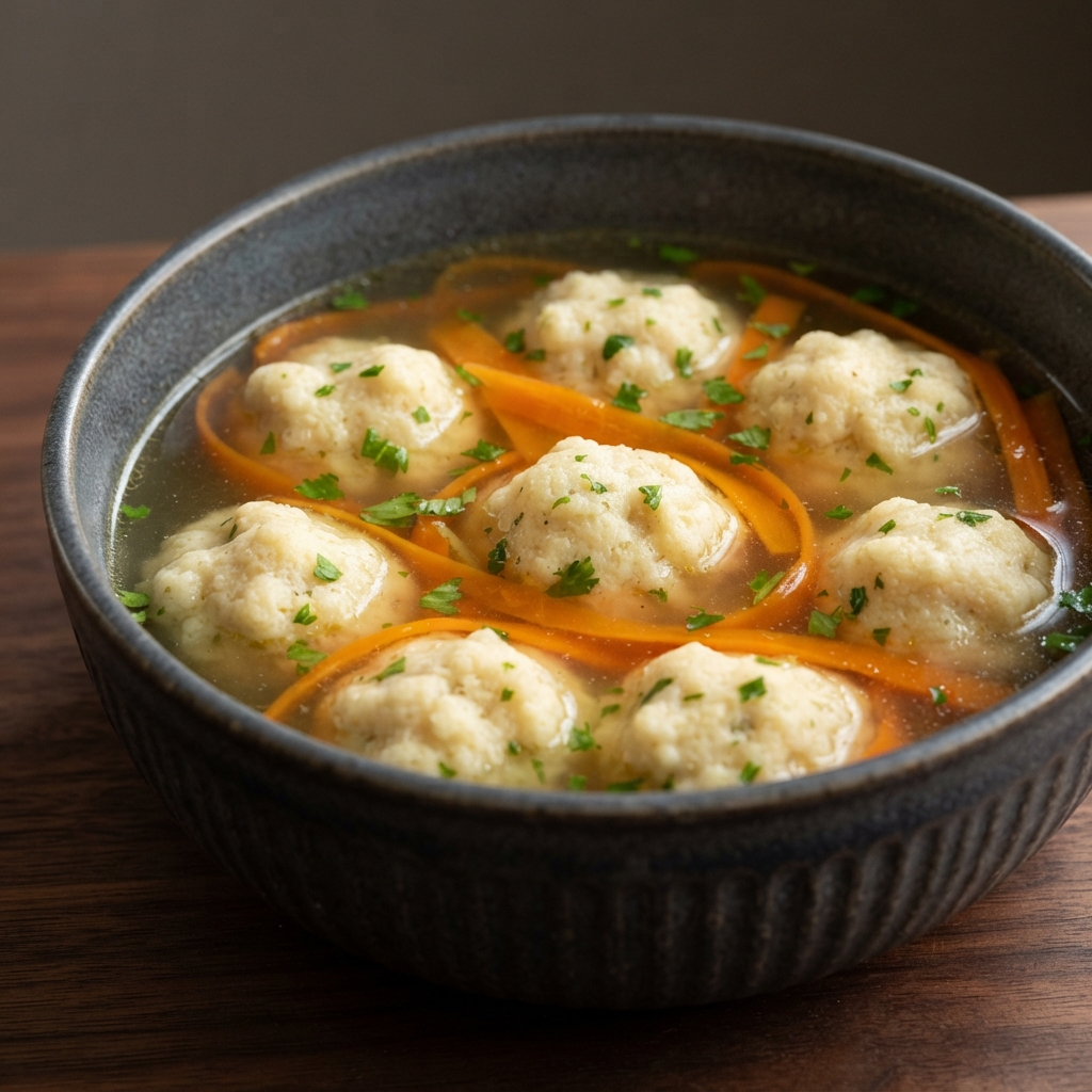 Chicken Soup with Matzo Dumplings