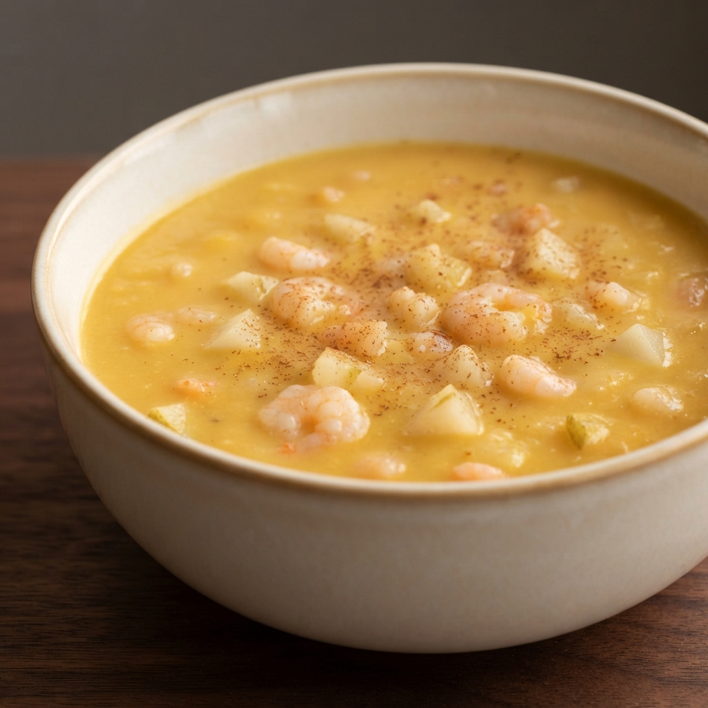 Butternut Shrimp Soup with Sherry