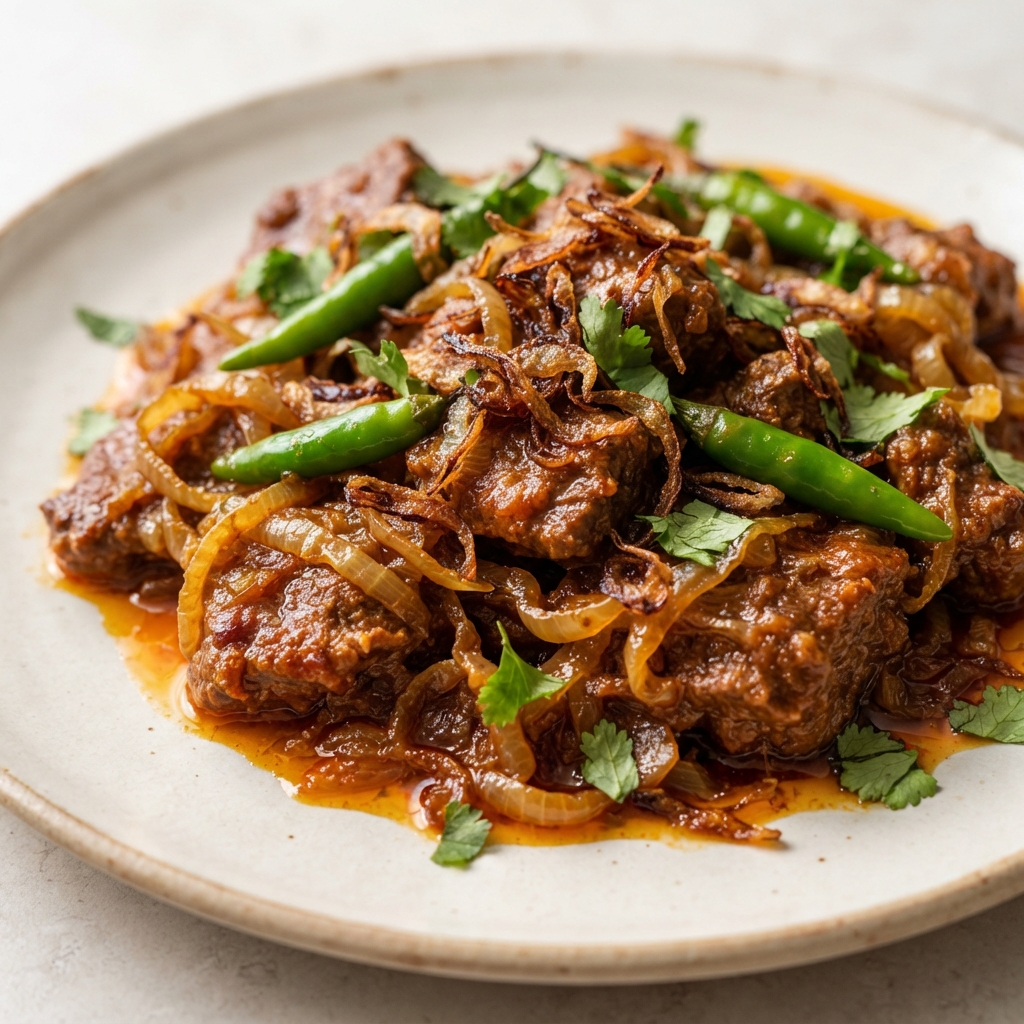 Pasanday (Pakistani Spiced Beef Pot Roast)