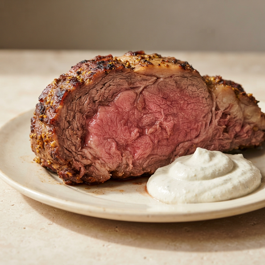Rock-Salt Crusted Prime Rib Roast