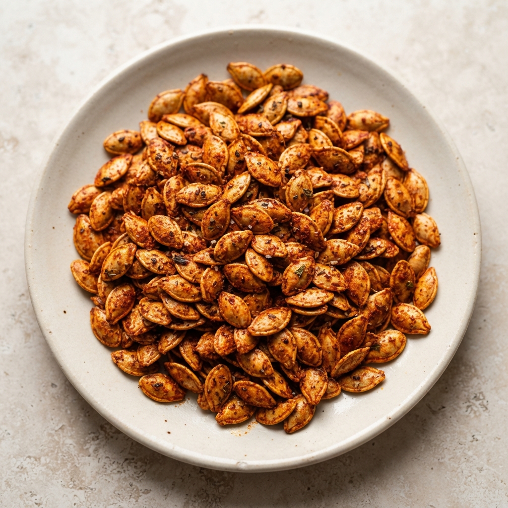 Cajun Spiced Roasted Pumpkin Seeds