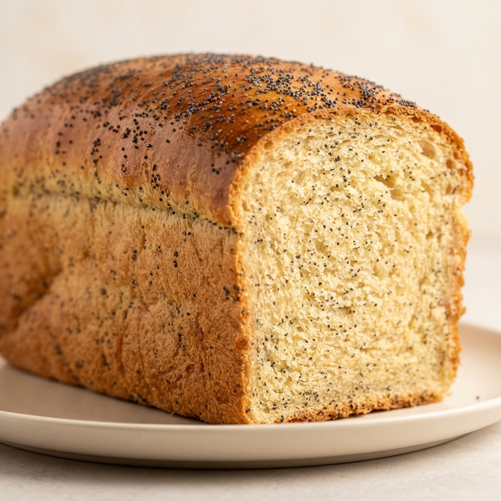 Poppy Seed and Corn Flour Bread Loaf