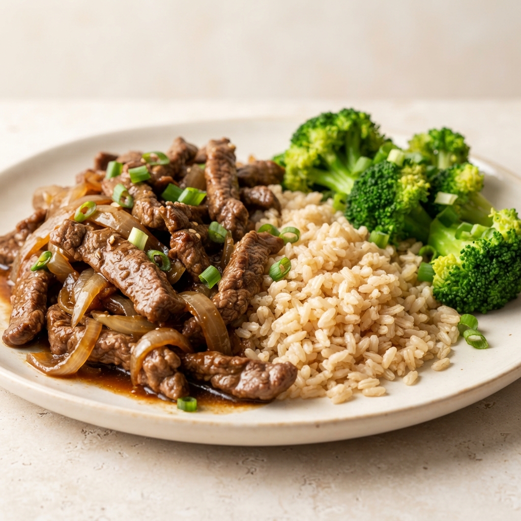 Pressure Cooker Teriyaki Beef