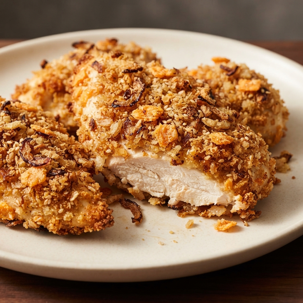 Crispy Cracker-Crusted Chicken