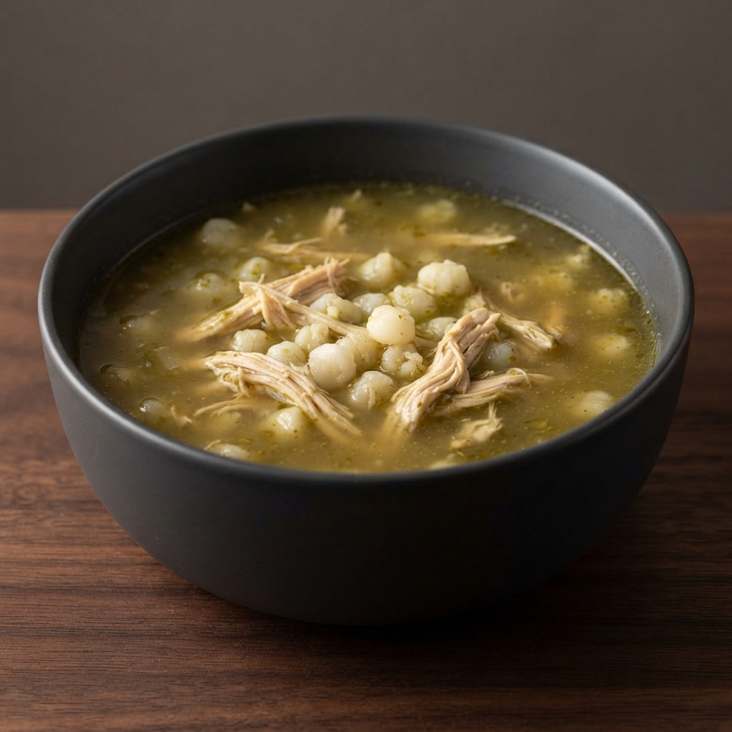 Chicken Posole Verde Soup