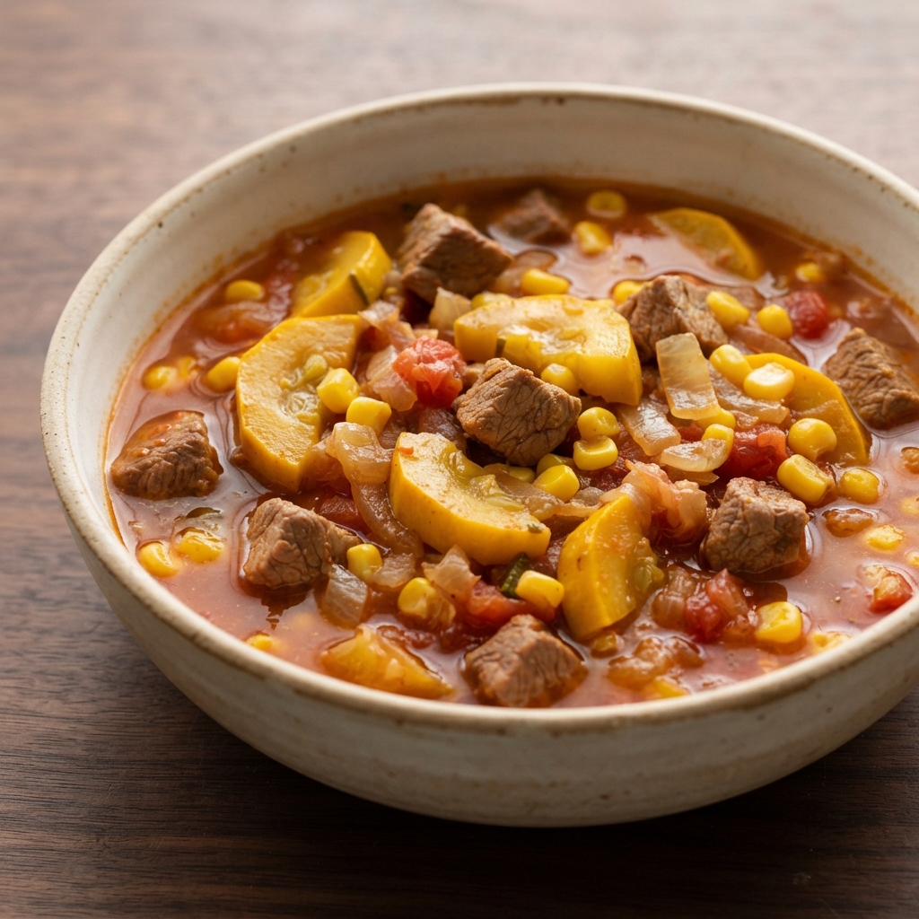 Calabacita con Puerco (Pork with Squash)