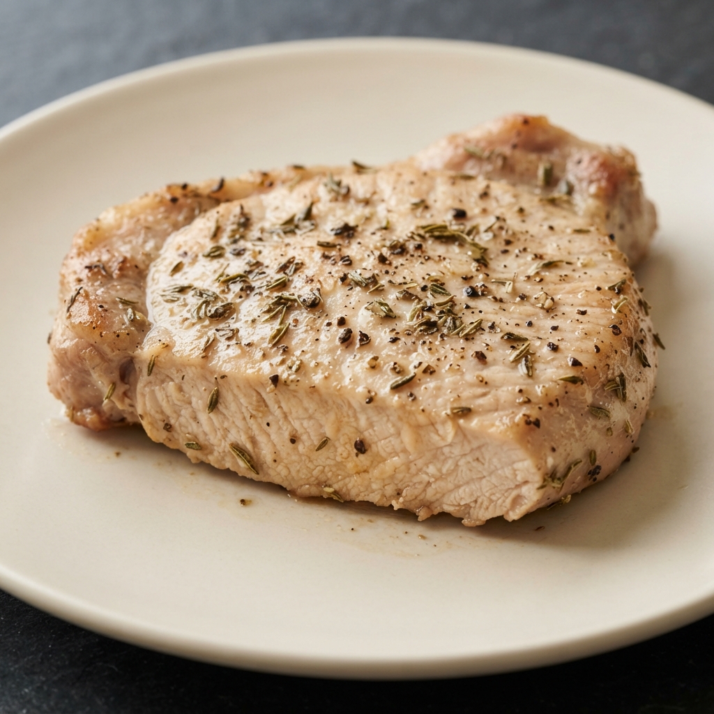 Simply Baked Pork Chops with Thyme