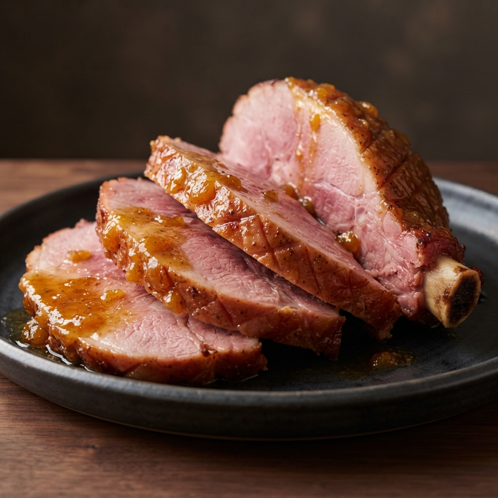 Apricot Glazed Ham
