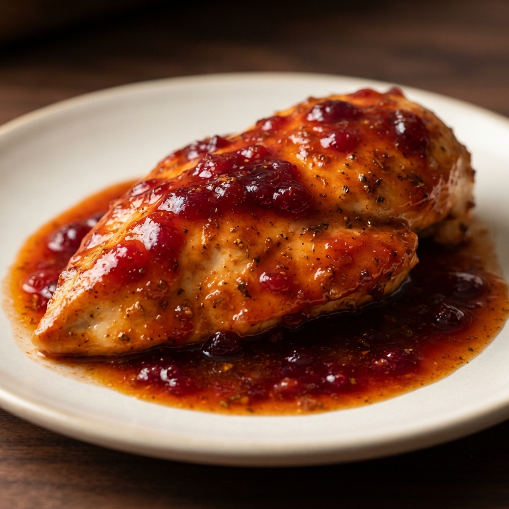 Baked Cranberry Chicken Breasts