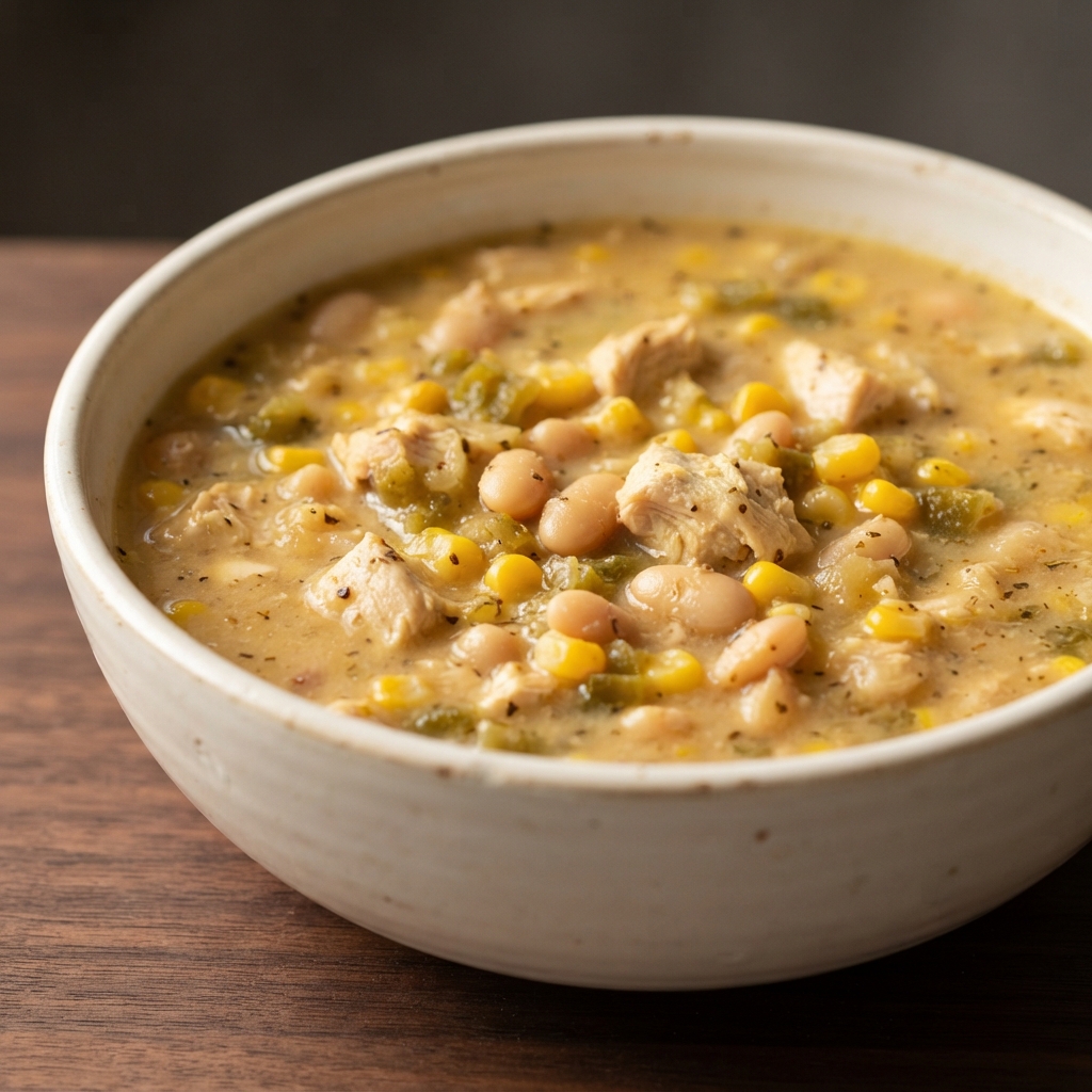 Low-and-Slow Chicken White Chili