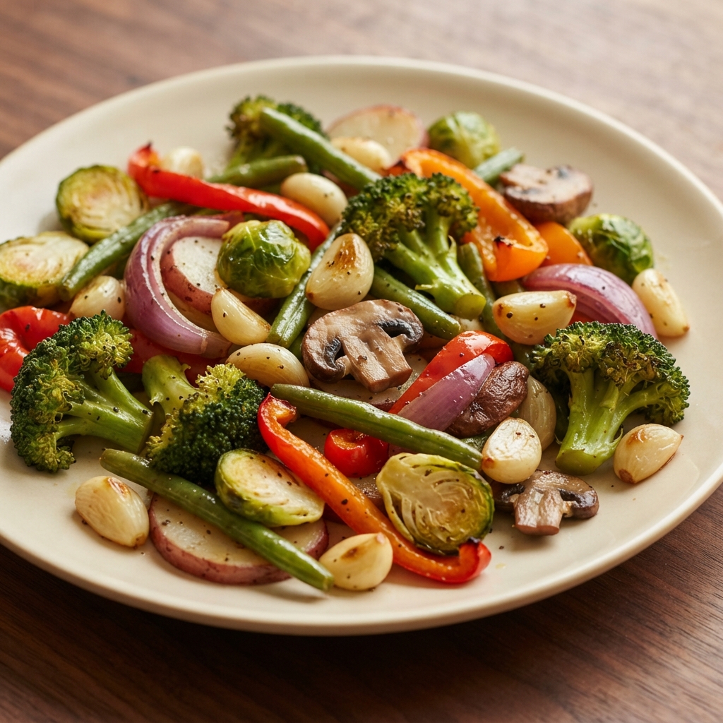 Roasted Vegetables with Garlic and Lemon