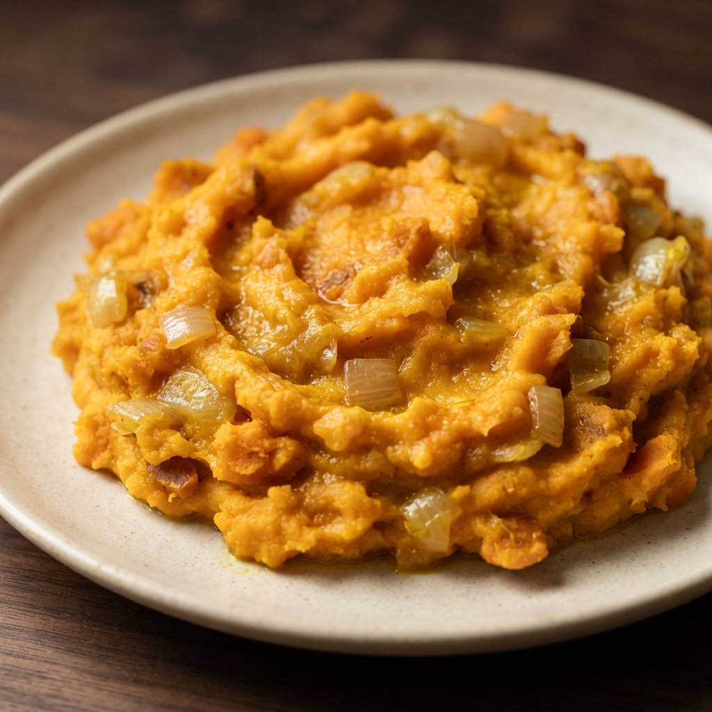 Curried Mashed Sweet Potatoes