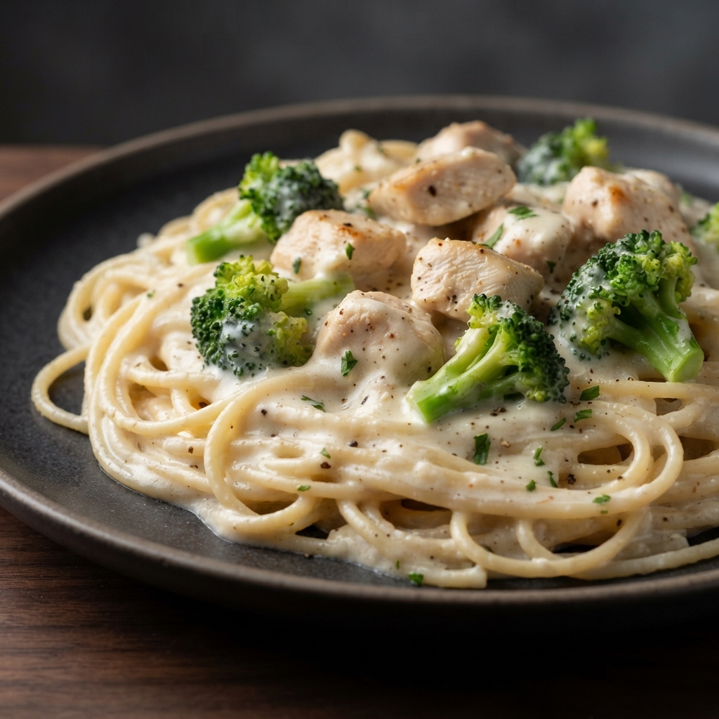 Rich Chicken Alfredo Pasta