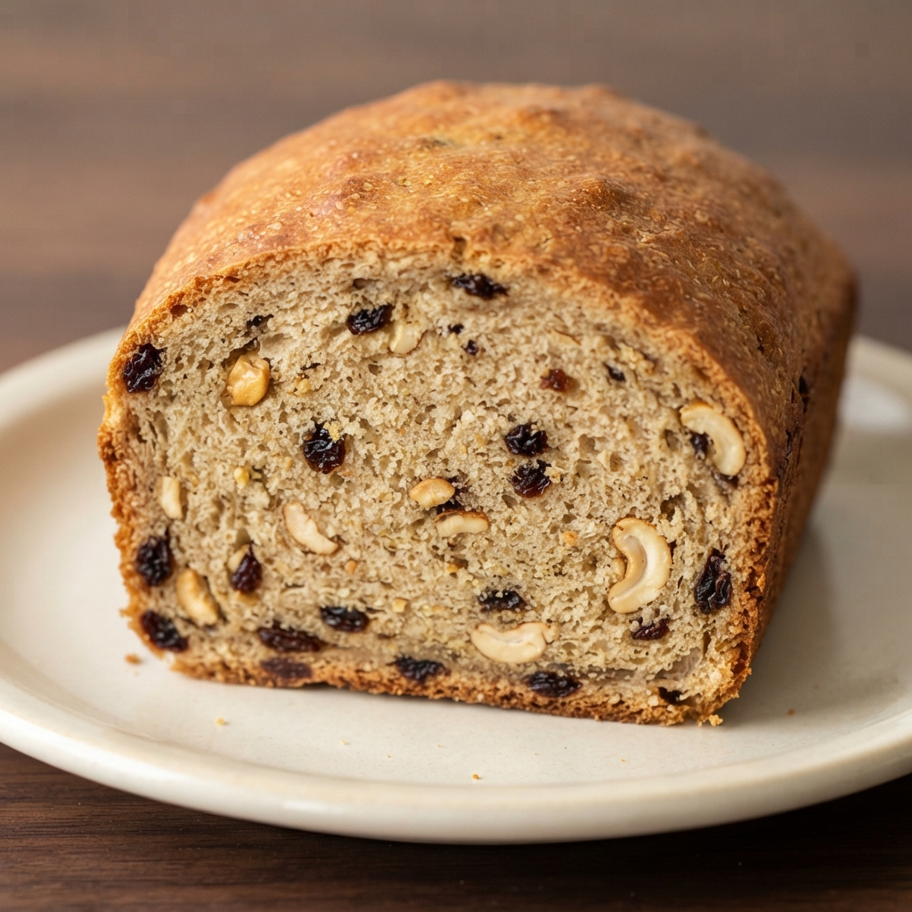 Cashew, Currant & Cardamom Loaf