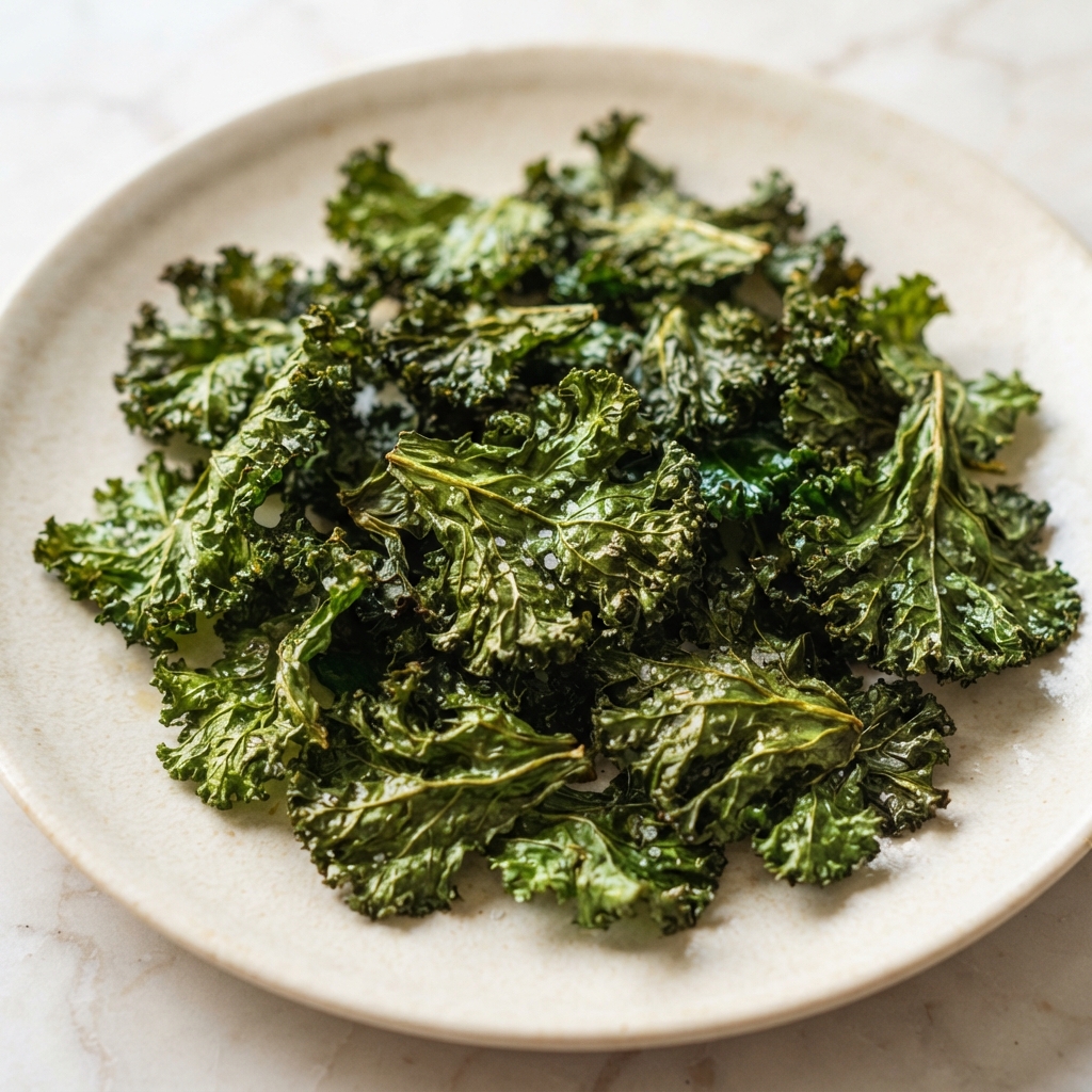 Microwave-Crisped Kale Chips