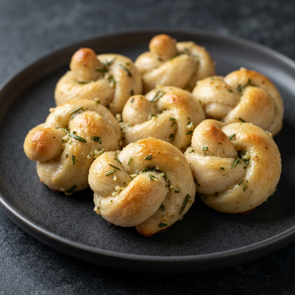 Rosemary-Garlic Breadstick Knots