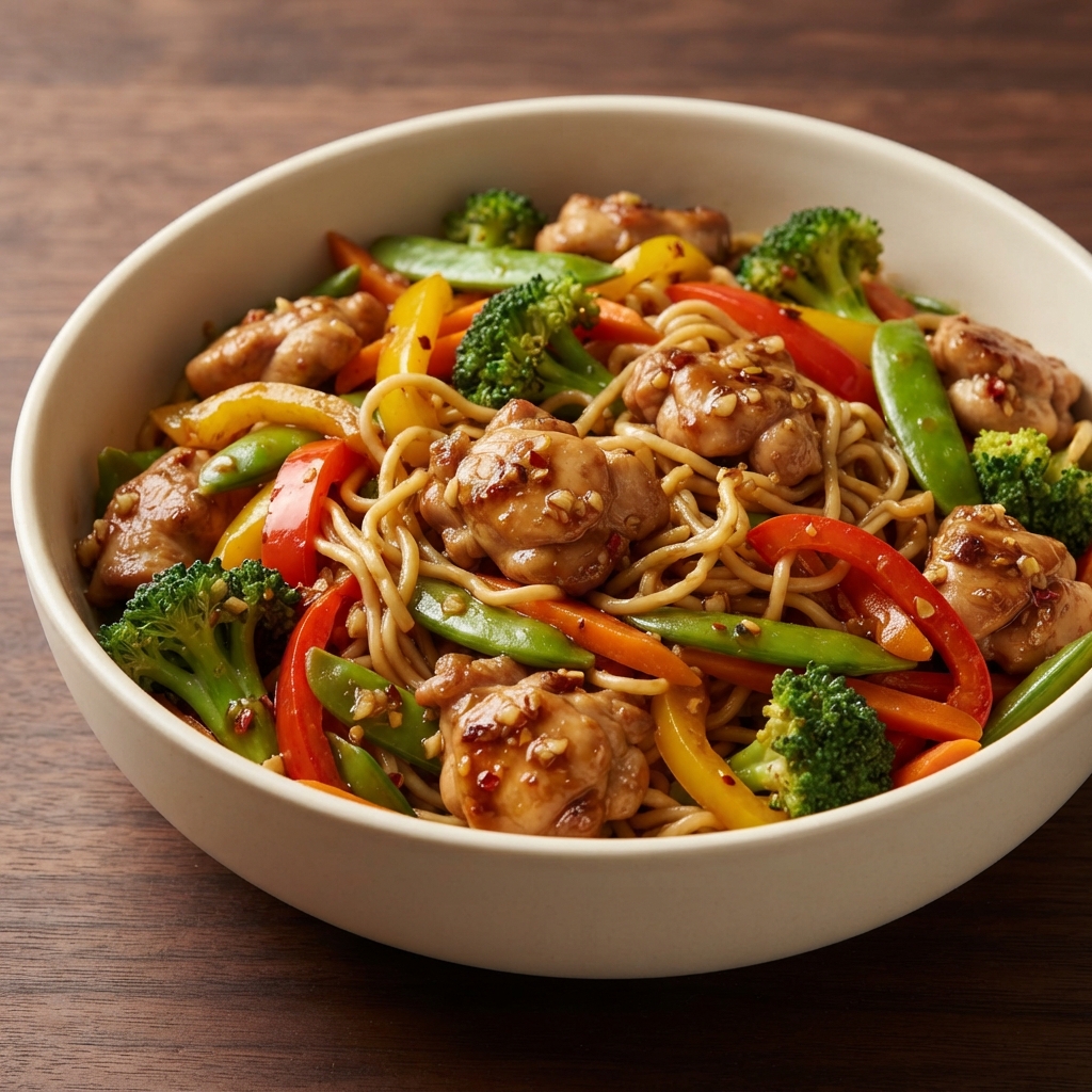Teriyaki Chicken with Noodles