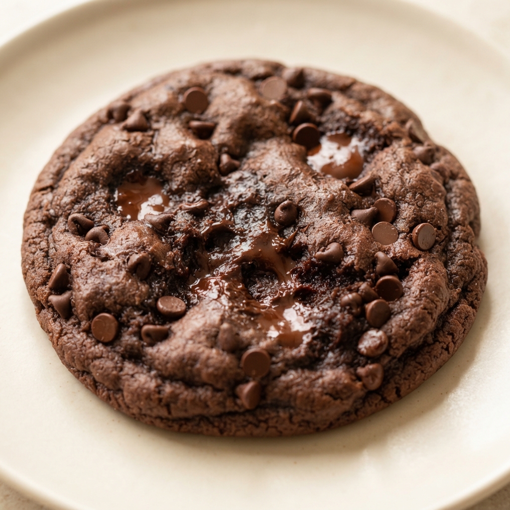 Molten Chocolate Power Cookies