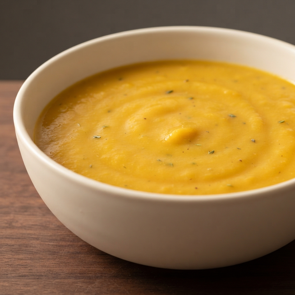 Creamy Butternut Squash & Parsnip Apple Soup