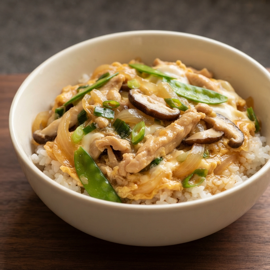 Fast Chicken and Egg Oyakodon