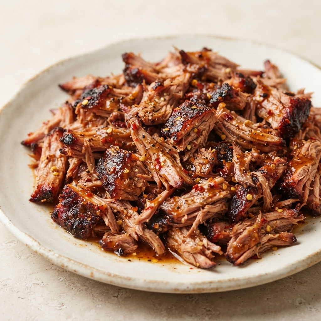 Carolina Vinegar-Style Smoked Pulled Pork