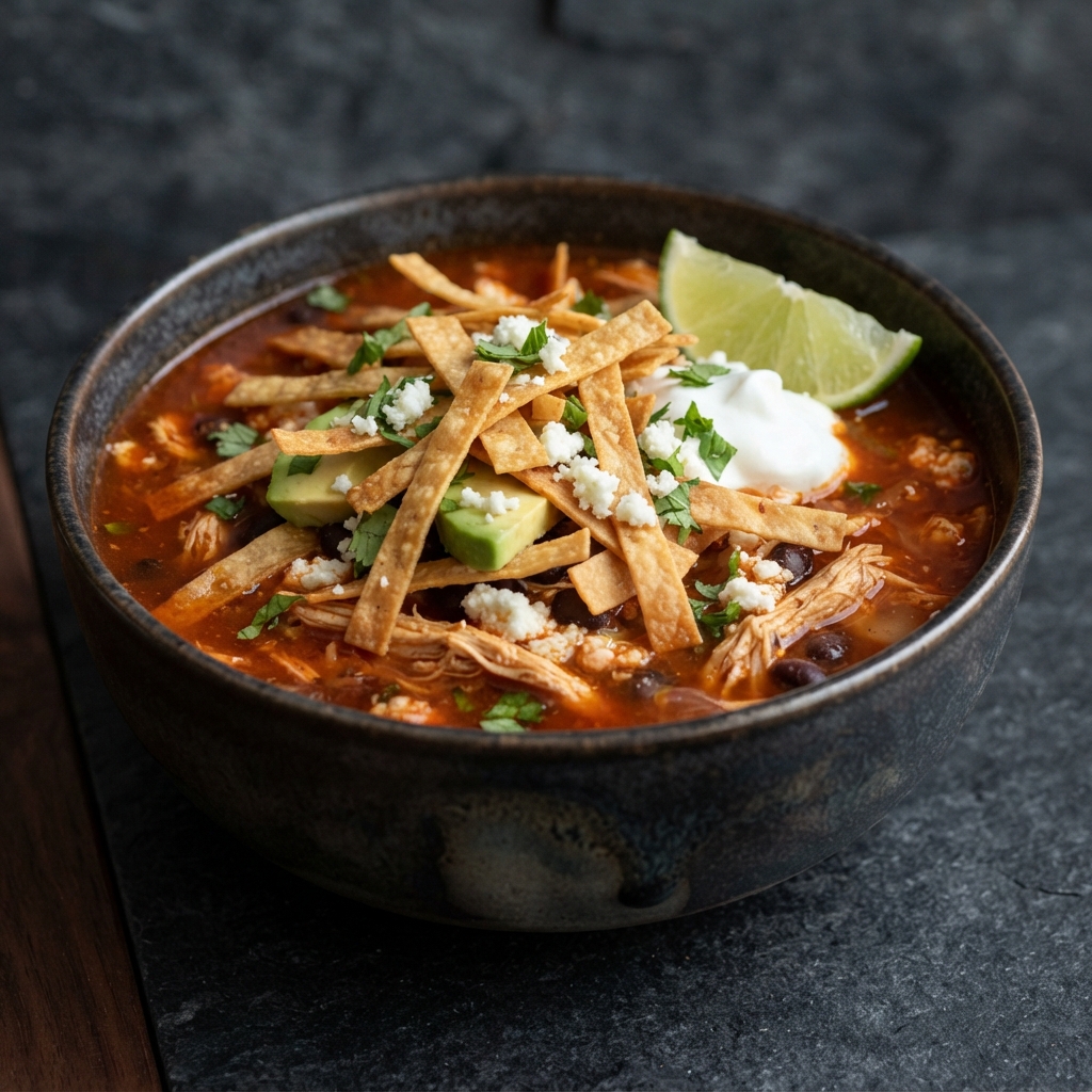 Chef John’s Tortilla Chicken Soup