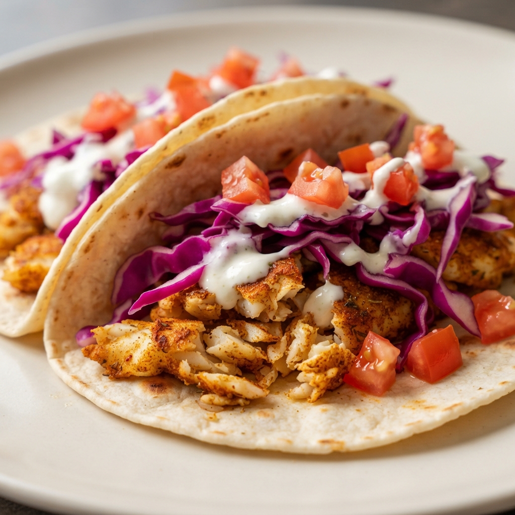 Baked Cod Fish Tacos