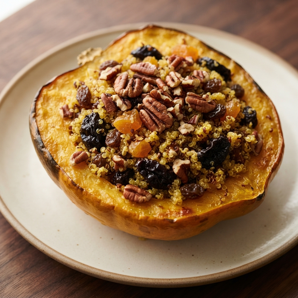 Acorn Squash Filled with Quinoa