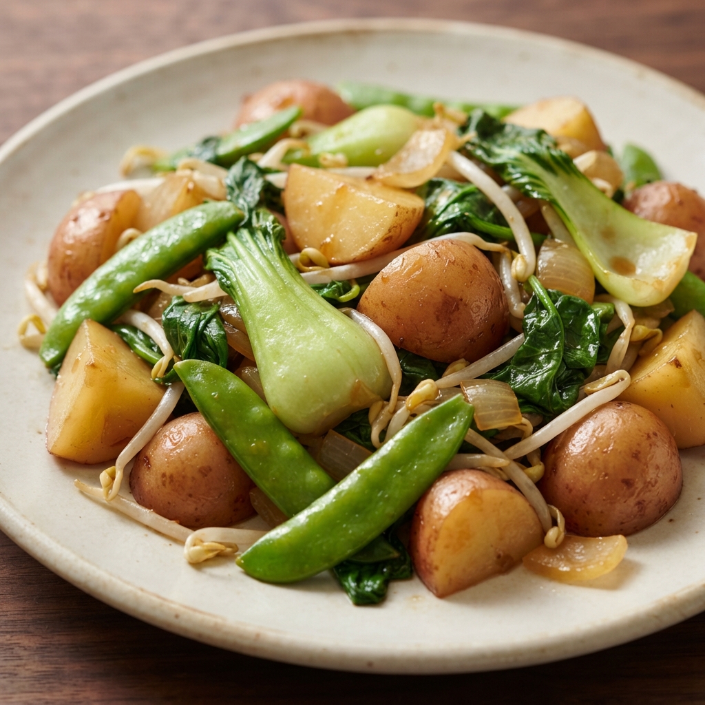 Potato and Vegetable Stir-Fry