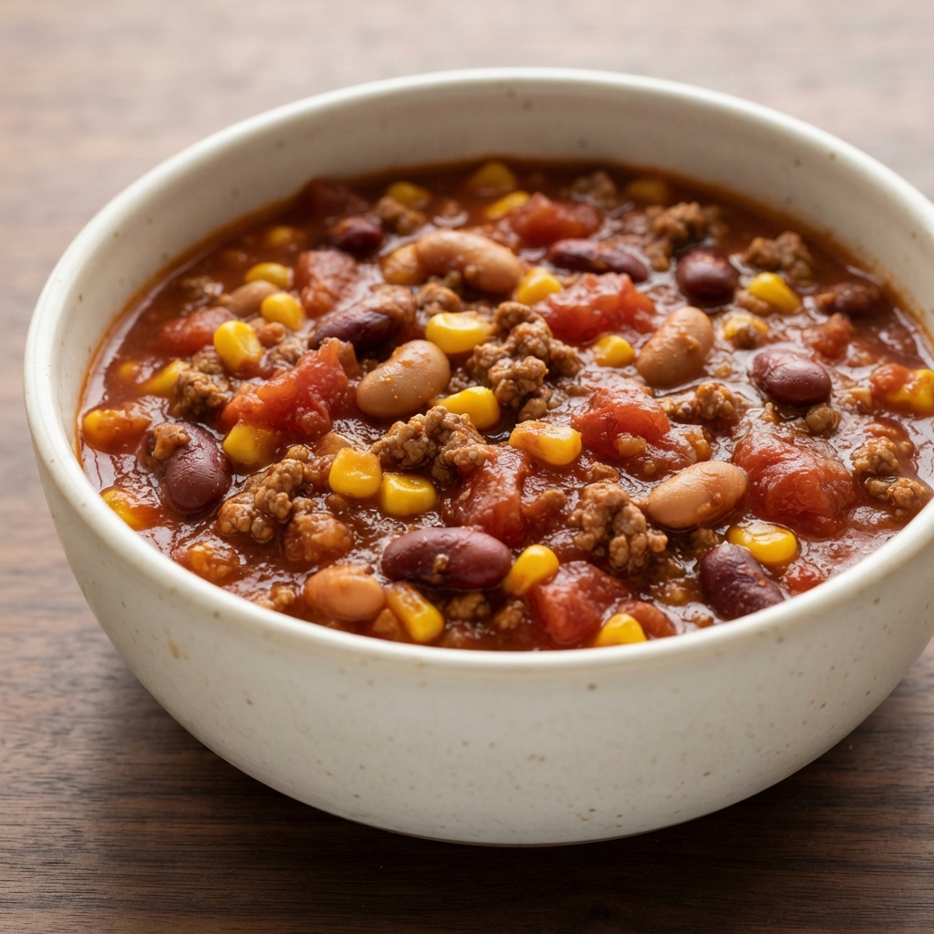 Sweet and Simple Beef Chili