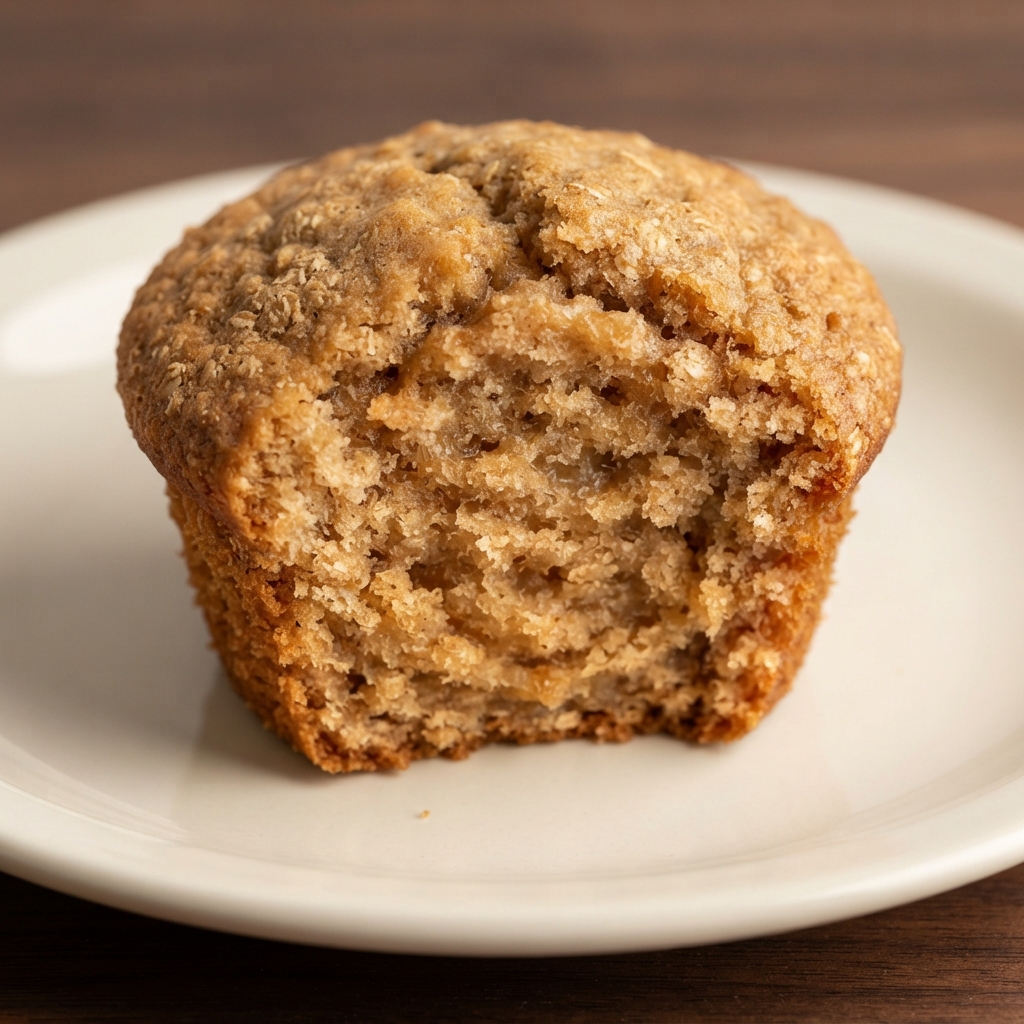 Applesauce Oat Bran Breakfast Muffins