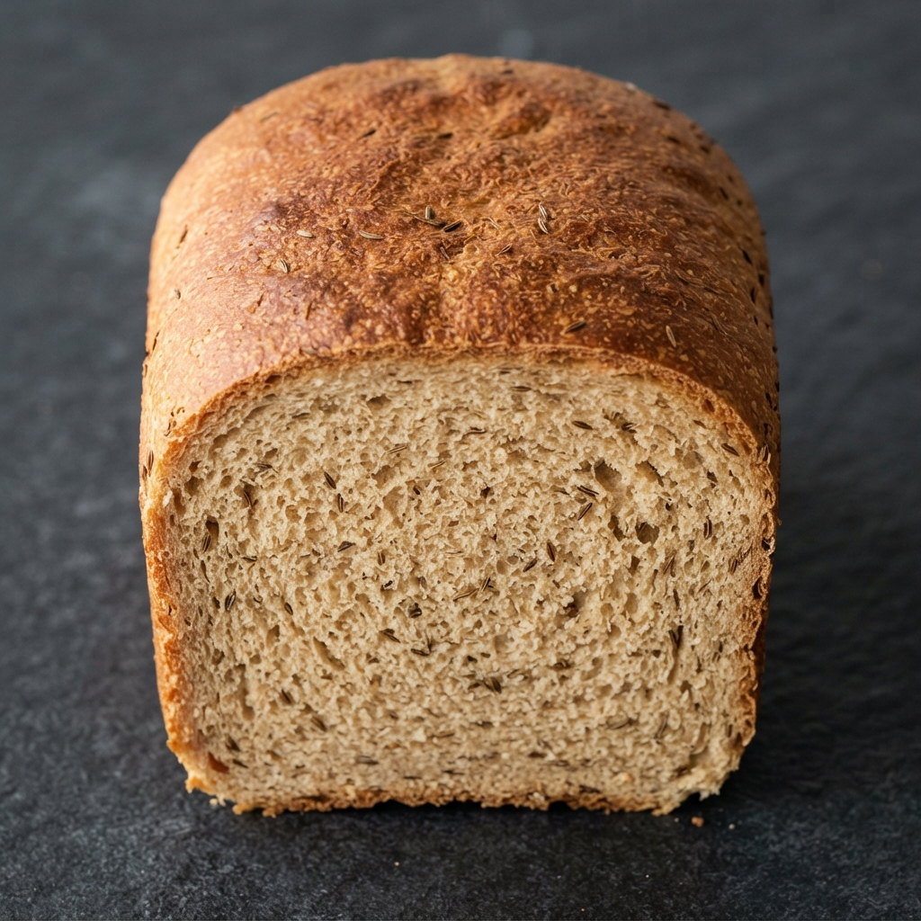 Bread Machine Caraway Rye Loaf